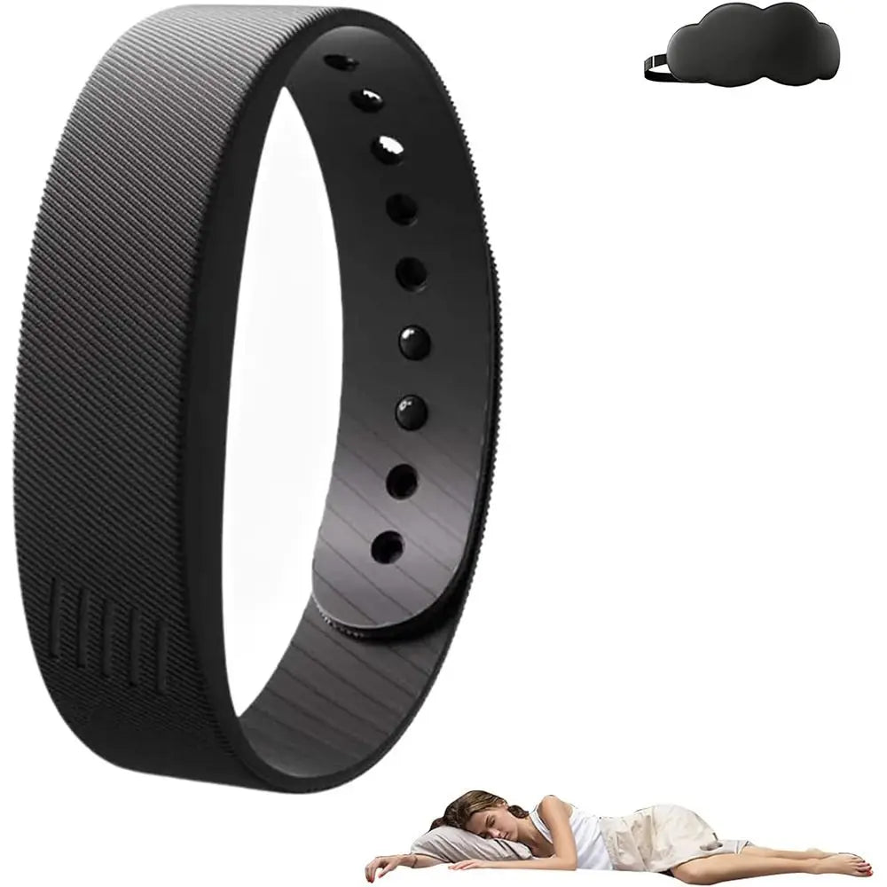 LED Digital Alarm Clock Watch Adjustable Silicone Snooze-Proof Alarm Bracelet with Running Pedometer Waterproof Vibrating Alarm